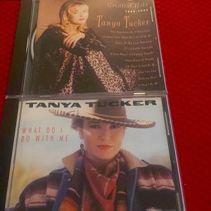 Tanya Tucker set of 2 💿 Greatest Hits & What Do I Do with Me